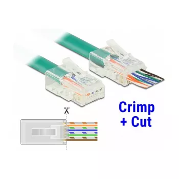 DeLOCK 86451 RJ-45 vadu savienotājs caurspīdīgs