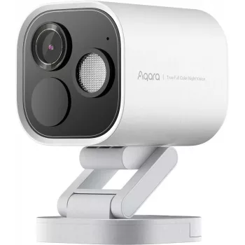 IP drošības kamera Aqara Hub G5 Pro Cube 2688×1520, 133° FOV, 4.2 mm fokusa attālums, āra griesti/siena, balta