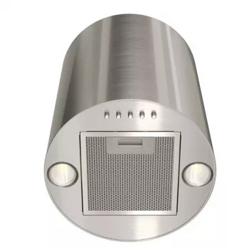 Tvaika nosūcējs MAAN Elba Mini WPB 431 Satin, tērauda korpuss, 400 mm augstums, Ø310 mm, 120–300 m³/h, elektroniska vadība
