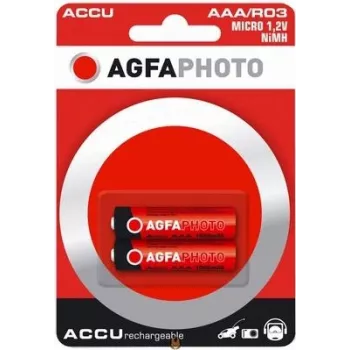AgfaPhoto Power 1000 – Akumulators 2 x AAA – NiMH – (uzlādējams)