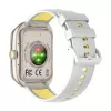 Viedpulkstenis Colmi P86 Gold ar Bluetooth un sirdsdarbības monitoru