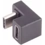 USB-C adapteris ShiverPeaks 13-40006, USB 3.1 taisnā leņķī 180° savienotājs
