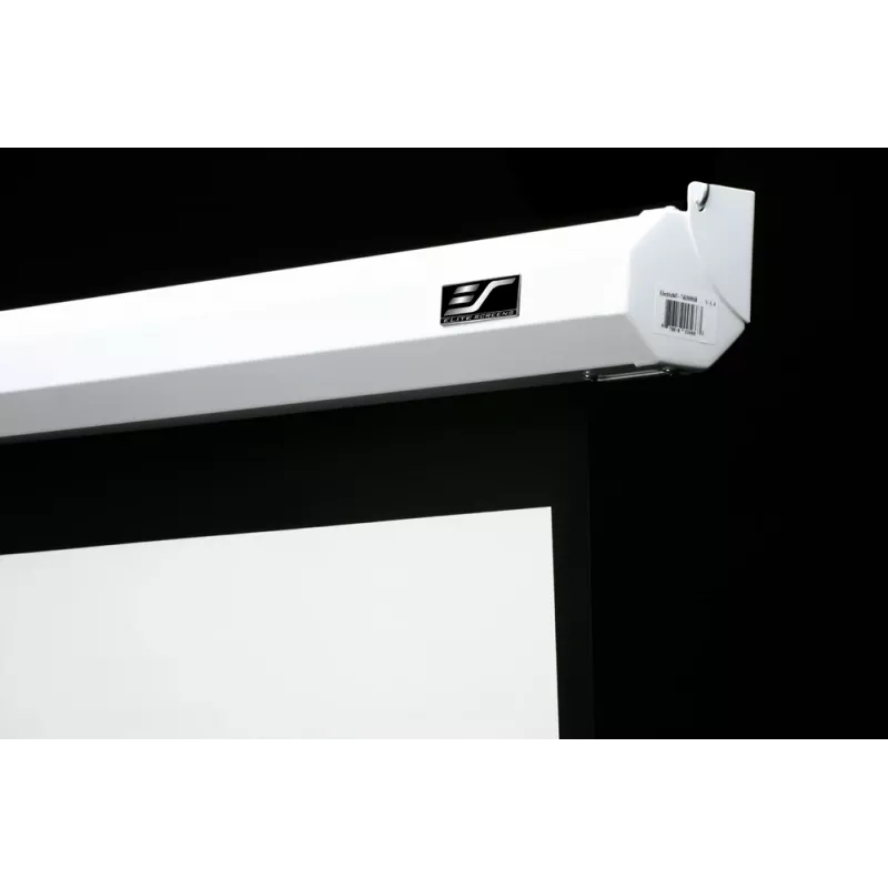Elite Screens Spectrum Electric120V motorizēts projekcijas ekrāns 120 collas (3,05 m) 4:3, redzamā virsma 244 x 183 cm, MaxWhite 1,1 pastiprinājums, IR tālvadības pults, balts korpuss