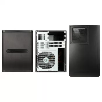 Datora korpuss SilverStone SST-DS380B Mini-ITX Melns