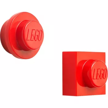 Magnētu komplekts Room Copenhagen 40101730 sarkans — LEGO stila dekoratīvie magnēti