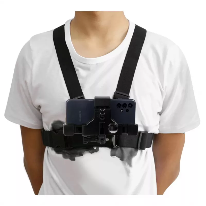 Sporta siksna MACLEAN MC-445 — universāls krūšu stiprinājums telefoniem, kamerām un GoPro