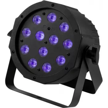 LED grīdas prožektors EUROLITE SLS-12 UV 12x3W — UV mazgājošs apgaismojums
