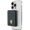 Ferrari Powerbank FEPB5MNCAK 15W 5000mAh Melns/melns Metāla Logotips MagSafe