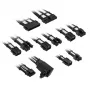 Kabeļa pagarinājuma komplekts Kolink COREPRO-EK-12VT2-BWH — 12V, 2×6-pin Type 2 savienotāji