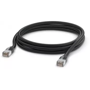 Tīkla kabelis Ubiquiti UACC-CABLE-PATCH-OUTDOOR-3M-BK RJ-45 Cat5e 3m Melns