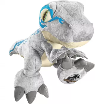 Jurassic World, Blue, Pluša rotaļlieta Pelēka/Zila, 48 cm