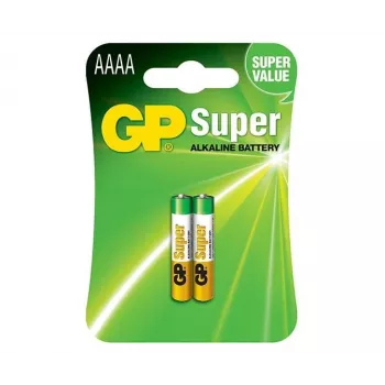 GP Battery GP25A LR61 Mini AAAA - Alkālija-mangāna baterija 1,5 V 2 gab.