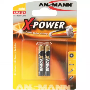 Vienreizējās lietošanas baterija Ansmann X-Power AAAA