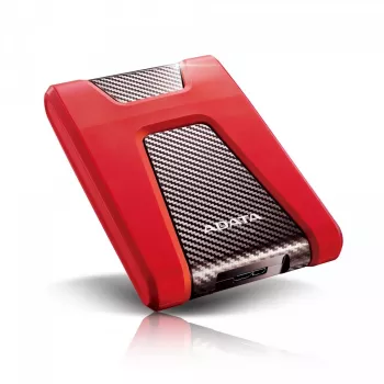 ADATA DashDrive Durable HD650 ārējais cietais disks 1 TB 2.5 collu USB 3.2 Gen 1 sarkans