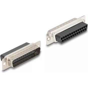 DeLOCK D-Sub 15 sievišķā uz RJ45 sievišķo montāžas komplekts balts VGA RJ-45
