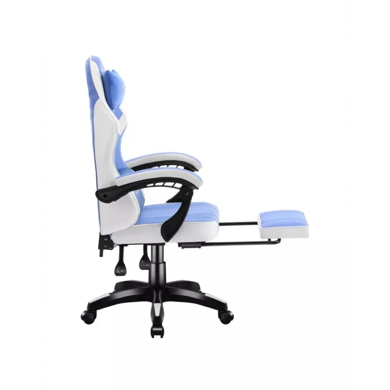 Spēļu krēsls huzaro Force 3.7 Zils – ergonomisks dizains, regulējams augstums