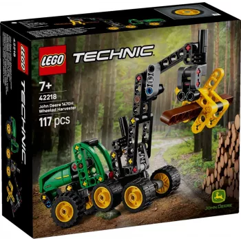 LEGO TECHNIC 42218 John Deere 1470H Riteņu Mežizstrādes Mašīna