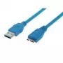 ShiverPeaks BS77191 USB 3.2 Gen 1 kabelis, Micro-USB B, 1m, zils