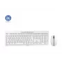 CHERRY Stream Desktop bezvadu tastatūra un pele, QWERTZ, balta