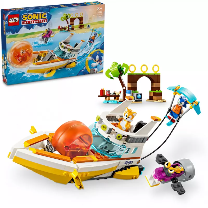 LEGO Sonic the Hedgehog Tails’ piedzīvojumu laivas komplekts 76997