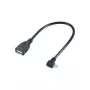 USB kabelis Renkforce Micro-USB Type B leņķa — USB 2.0 OTG, 5V 0.5A