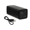 Pārnēsājams jaudas bloks BLOW PB20G 20000mAh PD 65W, USB-C ieeja/izeja, 2x USB-A izejas, melns