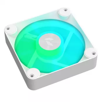 APNX FP1-120 WH 120mm ARGB PWM korpusa ventilators - Balts