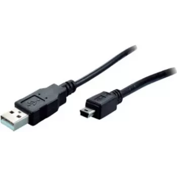 USB kabelis ShiverPeaks BS77163 3m USB 2.0 A uz Mini-B Melns