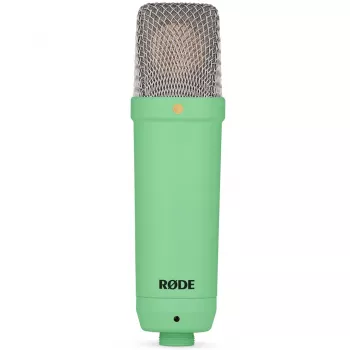 Studijas kondensatora mikrofons RØDE NT1 Signature Green — kardioīds, 20–20000 Hz, XLR, max SPL 142 dB