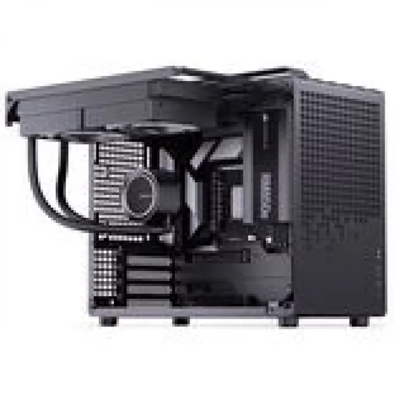 Datora korpuss Jonsplus Z20 Mesh Mini Tower Micro-ATX melns