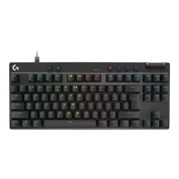 Logitech G PRO X TKL RAPID tastatūra spēlēm USB QWERTY Melna