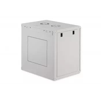 Sienas skapis DIGITUS Dynamic-N 12U, 19 collas, 600x450 mm (PxD), IP20, slēdzama durvis, neizmontēts