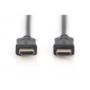 Assmann HDMI High Speed savienojuma kabelis, tips A M/M, 5,0 m, ar Ethernet, bijušais HDMI 1.4, UL, zelts (AK-330114-050-S)
