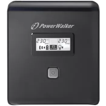 PowerWalker VI 1000 LCD 1 kVA 600 W 4 kontaktligzdas