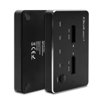 Qoltec 50310 Drive docking stacija 2x SSD M.2 SATA NGFF USB Type C