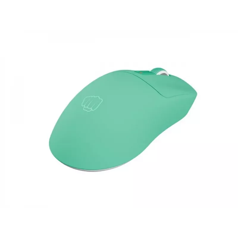 Bezvadu pele Fury Tanto T4 Piparmētru zaļa — regulējams DPI, USB uztvērējs, ergonomisks dizains