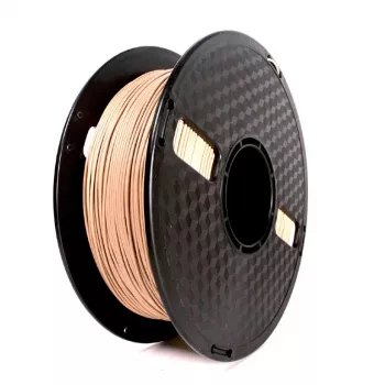 Flashforge PLA koka filaments | 3DP-PLA-WD-01-NAT | 1,75 mm diametrs, 1 kg/spole | Dabīgs koks