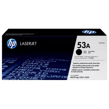 Tonera kasetne HP 53A melna Q7553A 3000 lapas