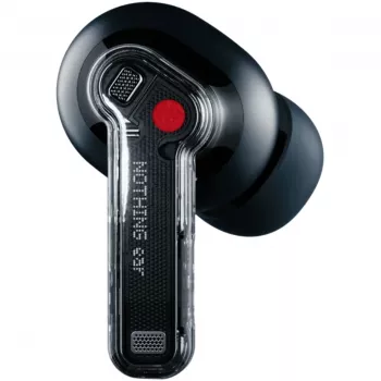 Nothing Ear TWS austiņas, True Wireless Stereo, In-Ear, zvaniem/mūzikai, Bluetooth, Melnas - Caurspīdīgas (A10600061)