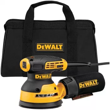 Orbītas slīpmašīna DeWalt DWE6423-QS, 280 W, 8000–12000 OPM, 2.6 mm orbīta, 1.28 kg