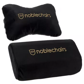 noblechairs Spilvenu komplekts EPIC/ICON/HERO/LEGEND - melns/zelts