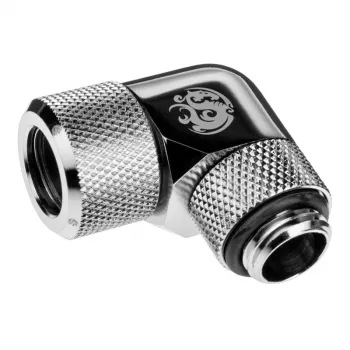 Caurule datora dzesēšanas sistēmai BitsPower BP-E90RMLA12 — misiņš, 12 mm diametrs, sudrabs