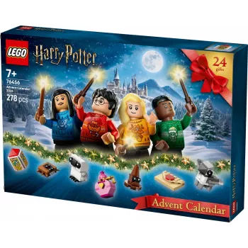 Konstruktors LEGO Harry Potter Adventes kalendārs 2025 komplekts 76456 — 278 detaļas, 8 minifigūras, vecums 7+