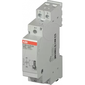 ABB E290-16-20 - Impulsa relejs, 2 spailes, 2 normāli atvērti kontakti