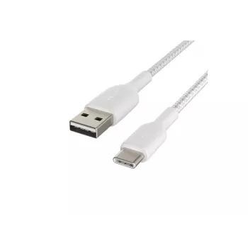USB kabelis Belkin CAB002BT0MWH 0.15 m USB A – USB C Balts