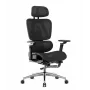 Biroja krēsls mark adler Expert 7.9 Melns — ergonomisks grozāms krēsls, melns audums, modelis MA-EXPERT 7.9 BLACK