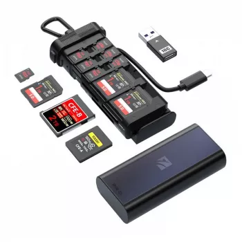 Karšu lasītājs Freewell FW-CR02-PRO CF Type A/B, SD un microSD (TF) kartēm