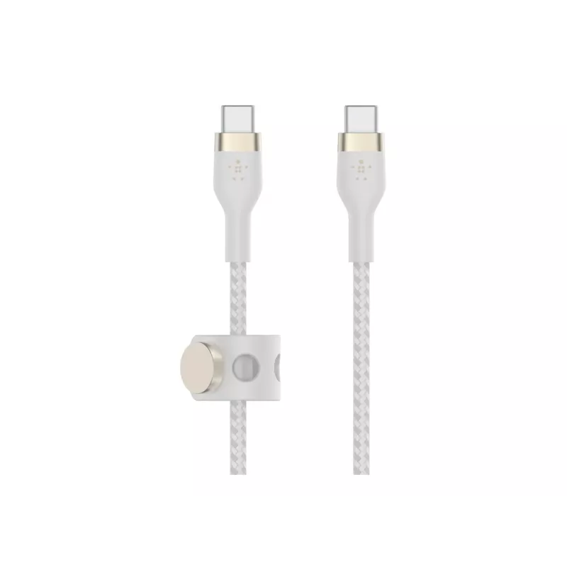 USB kabelis Belkin BOOST↑CHARGE PRO Flex 2m USB-C balts