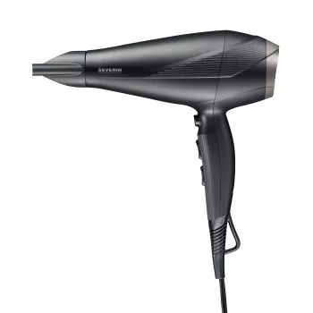 Fēns SEVERIN HT0167 Melns/Sudrabs, 1600W, kompakts salokāms dizains