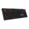 Mehāniskā spēļu tastatūra MSI Strike Pro W Silent US izkārtojums RGB fona apgaismojums, vadu, taustes klusie slēdži